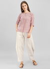 White MESMORA MF Trendy Look Western Top With Bottom Heavy Collection 1106